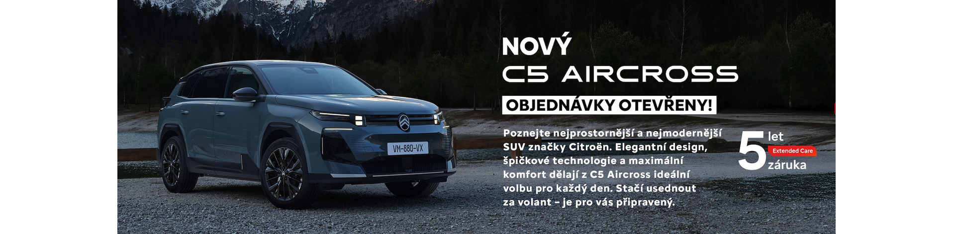 C5 Aircross skladem